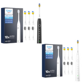 Pachet Promo Periute de dinti electrice P100 pentru adulti (Alb + Negru)